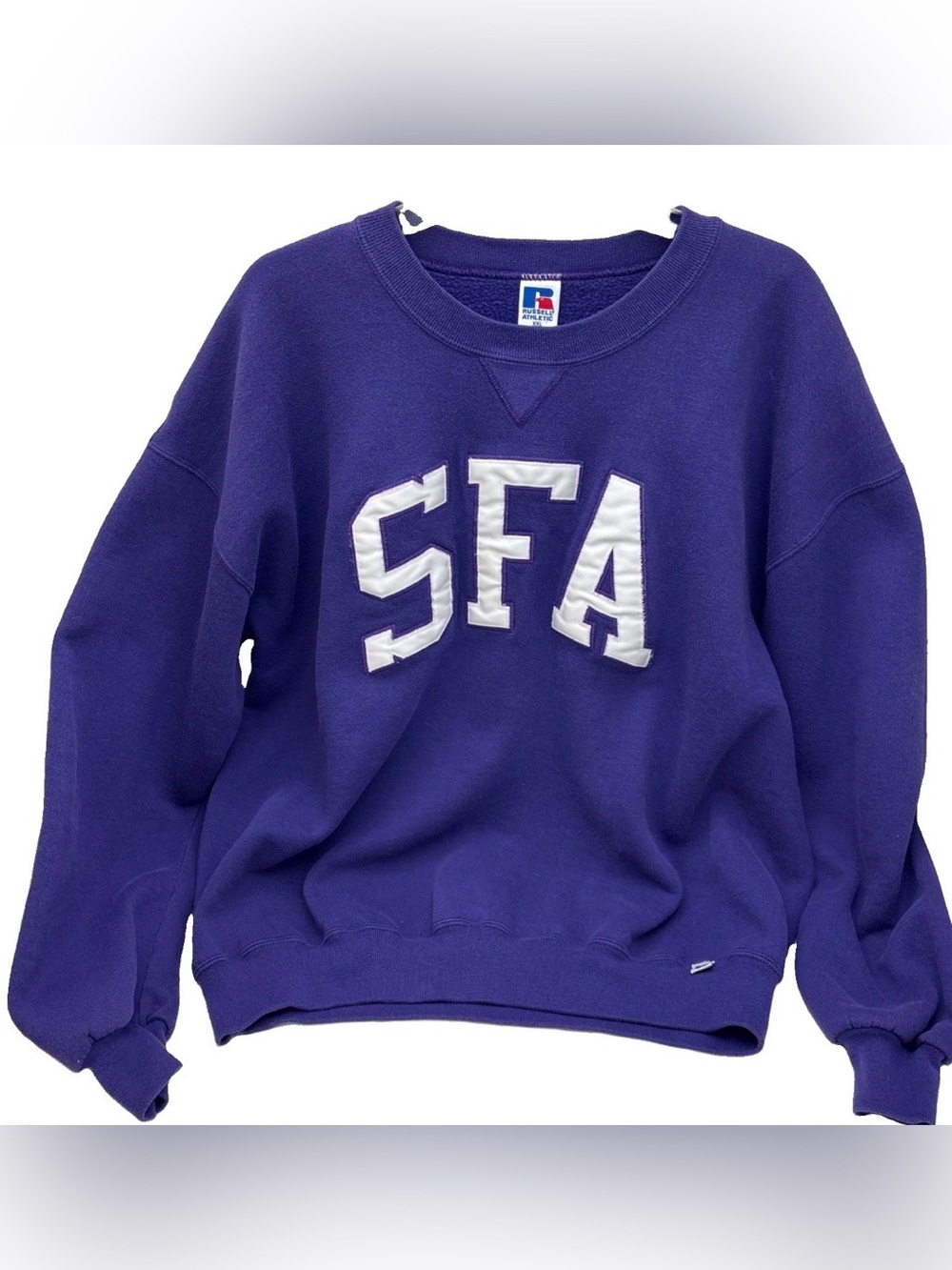 Stephen F Austin University SFA Sweatshirt Embroidered Purple NCAA Unisex Sz XXL
